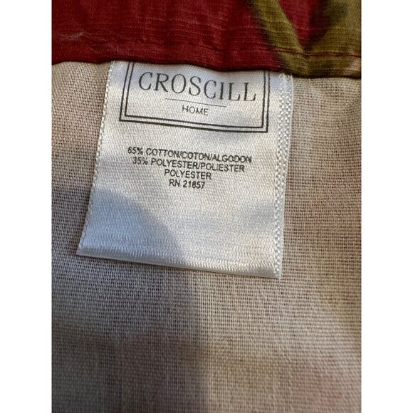 2 VTG  Croscill Floral Serena  Swag Valance Tassels Rustic country cottage new - Picture 2 of 12